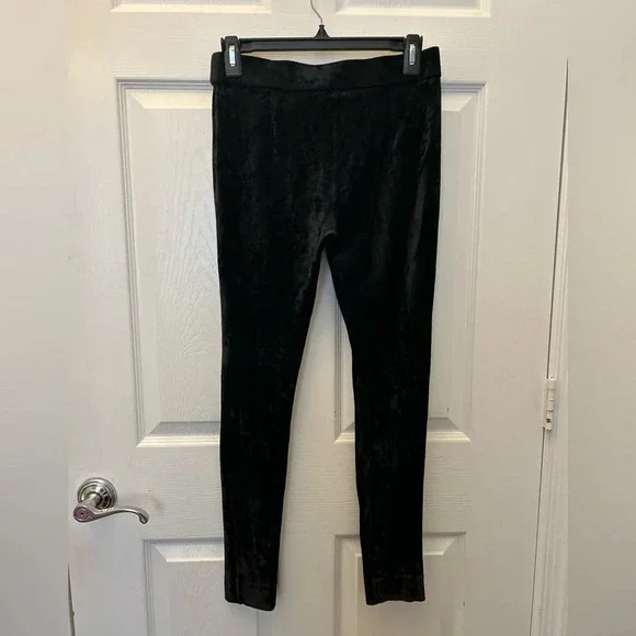 ! THEORY Adbelle Velour Knit Leggings sz M - Picture 6 of 8